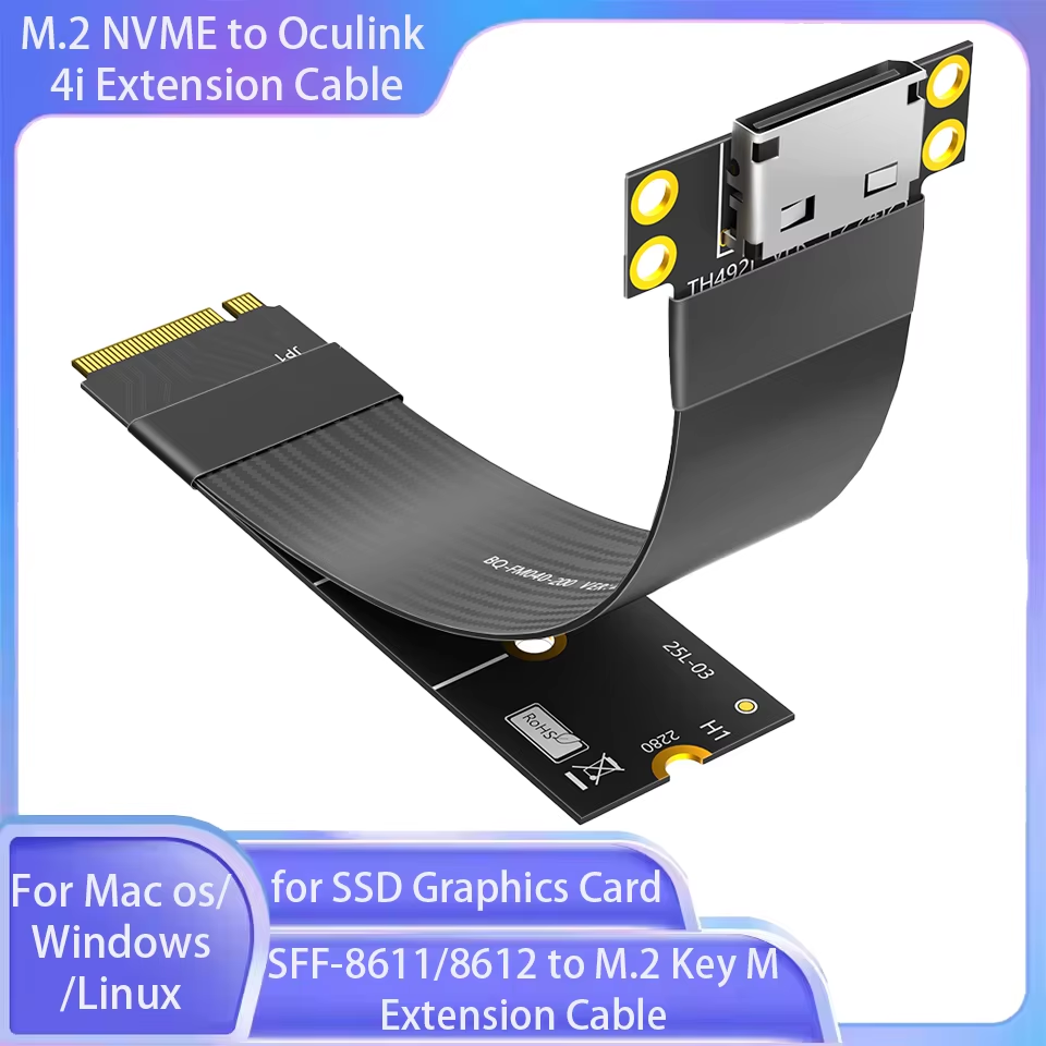 M.2 NVME to Oculink 4i Extensi - огляд і ціна Oculink Egpu Mini Pc