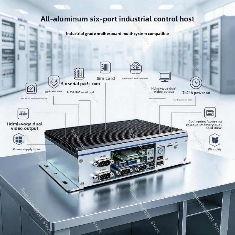 Fanless Embedded Industrial Mi - огляд і ціна Fanless Industrial Pc Rs485 Core I7